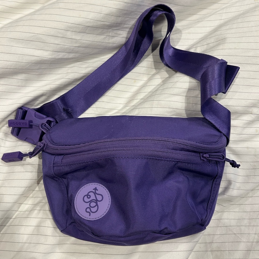 Baboon to the Moon Purple Crossbody Bag Fanny Belt Pack